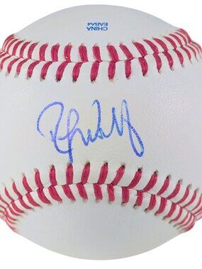 Randy Wolf Signed Baseball LA Dodgers Phillies Autograph Proof COA